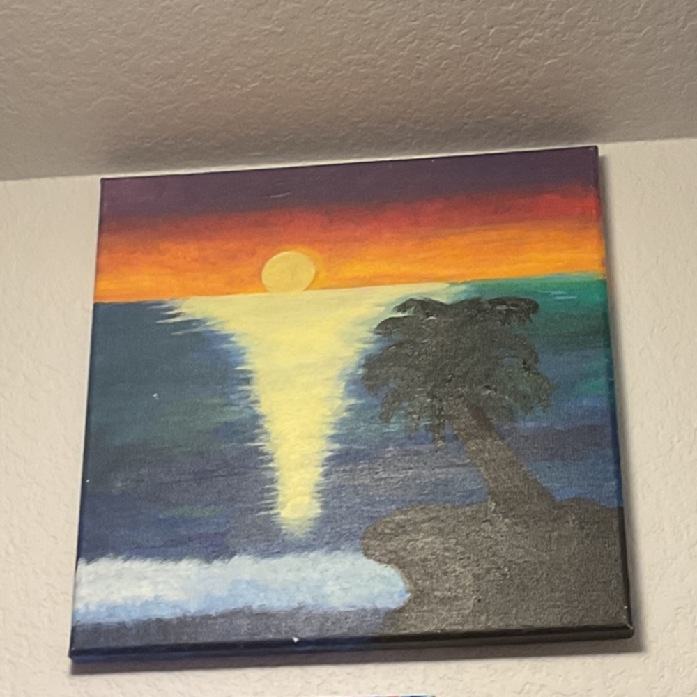 Sunset Beach Canvas Art